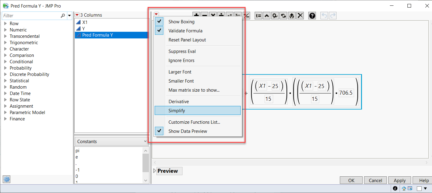 Solved: Regression model does not provide correct quadratic equation ...