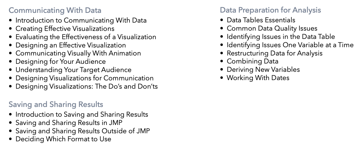 jmp certified associate statistical thinking for industrial problem solving