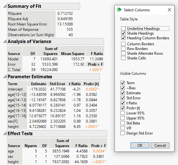 Right-Click Options in a Report