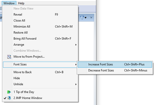 Text Resizing Options