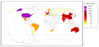 Origination of technical support tracks around the world in 2016.