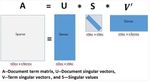 SVD Equation and Key - (S represents Singular Values)