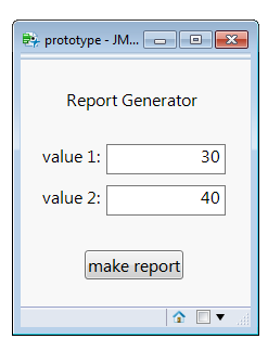 Prototype dialog