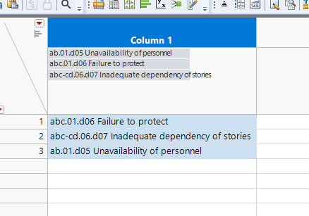 Solved: Separating a string value - JMP User Community