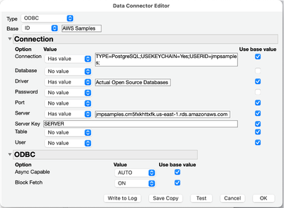 Data Connectors Editor