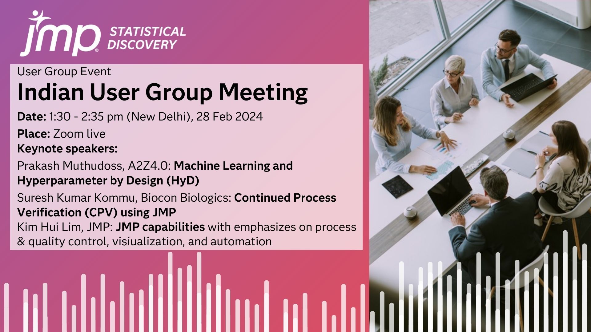 Join us for the Indian User Group Meeting - 28 Feb 2024 - JMP User ...