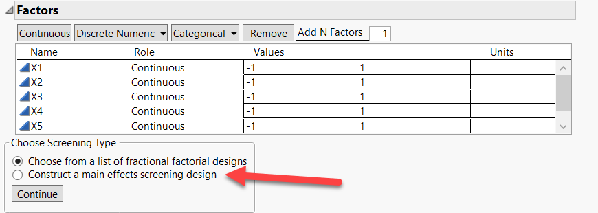 Solved Jmp Two Level Screening Is Giving Me A Different Design Every Time Jmp User Community 4205