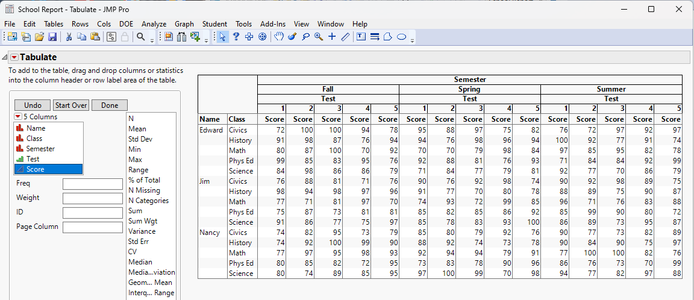 Tabulate Totals - JMP User Community