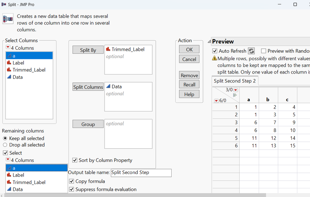 Stack Columns With Multiple Names - JMP User Community