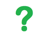 big green question mark