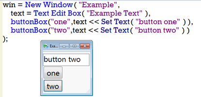 Button script to set text edit box