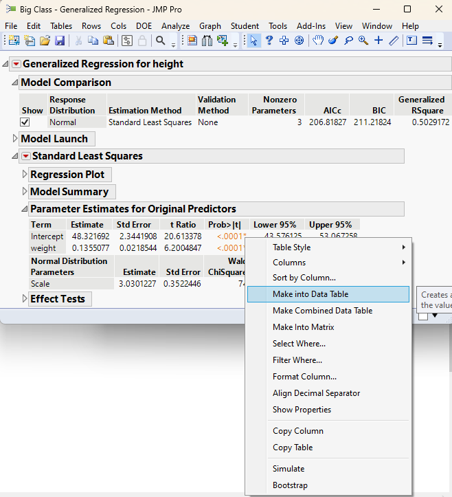 Solved: How to retrieve misclassification rate value from report - JMP ...