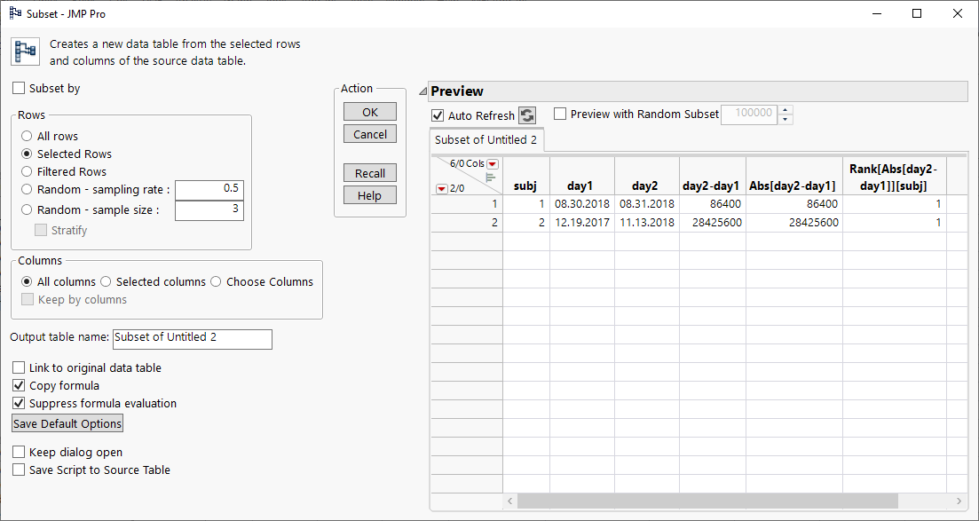 isolating the smallest date difference JMP User Community