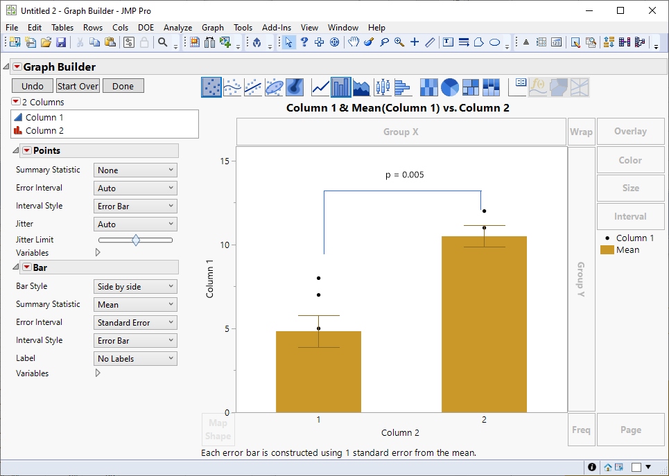 Bar Graph With Brackets - Jmp User Community