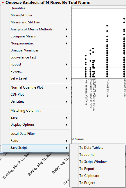 No Data Table Window