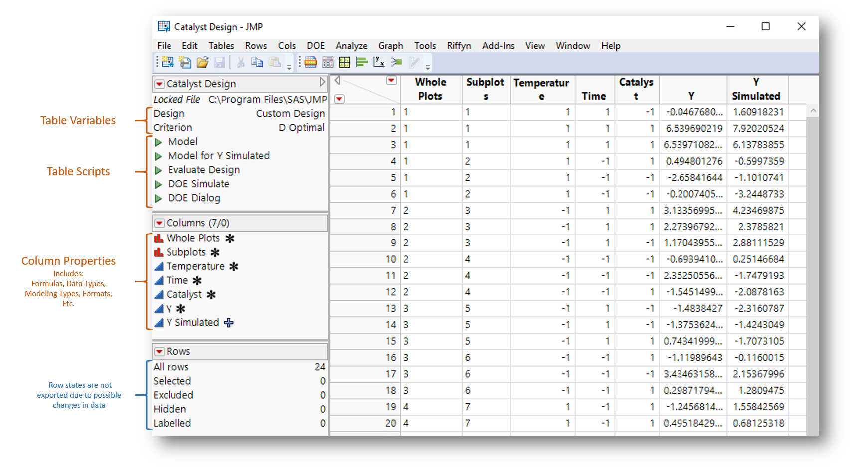 JMP To Excel And Back Again.