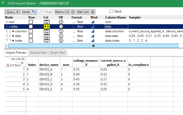 Right-click and try the pandas split option.