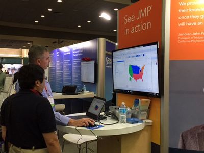JMP is at JSM 2017. Stop by the booth and check out the presentations by JMP statisticians.