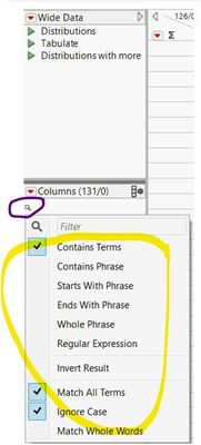 Click in the search box to get options for how to search the values you put in search box..jpg Click in the search box to get options for how to search the values you put in search box..jpg
