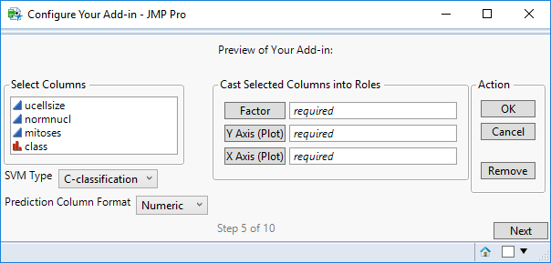 Step 5: Add-In User Interface Preview