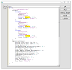 Source script for an imported CSV file can specify formats
