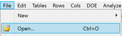 Opening a file
