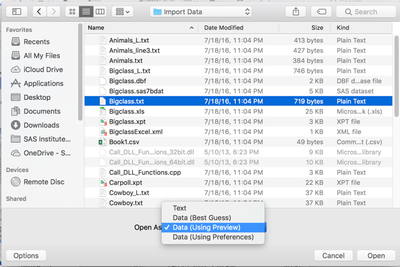 Choose your file import method