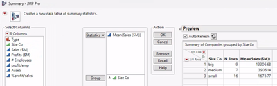 Select Columns>Group