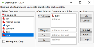 Car Poll.jmp (Help > Sample Data Folder)