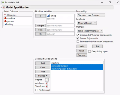 Machine.jmp (Help > Sample Data Folder)