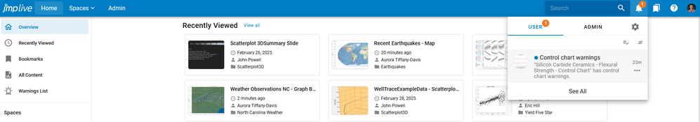Figure 3: Onscreen warning notifications