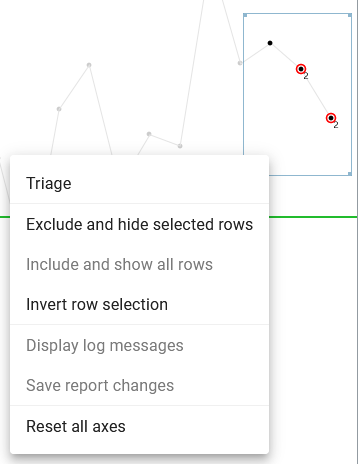 Figure 9: Selecting multiple warnings for triage