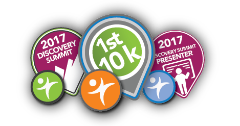 All Discovery Summit 2017 attendees and the first 10,000 members will receive badges.