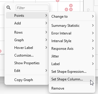 Shape column : default markers? - JMP User Community