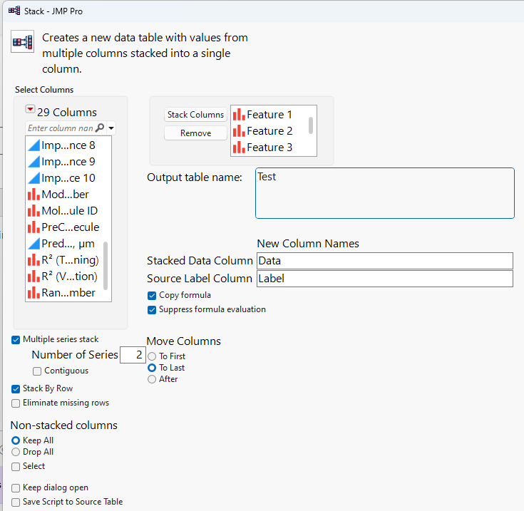 Multiple Series Stack not working properly in JMP Pro 19.3 - JMP User ...