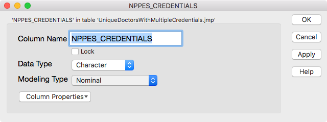 Change from Nominal to Multiple Response for Modeling Type.