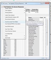 Save DTM to data table before and/or after editing terms.