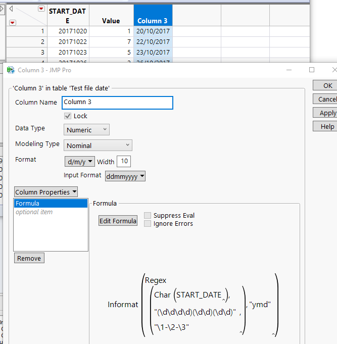 Output format different from input format