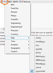 Text import preview wizard second page